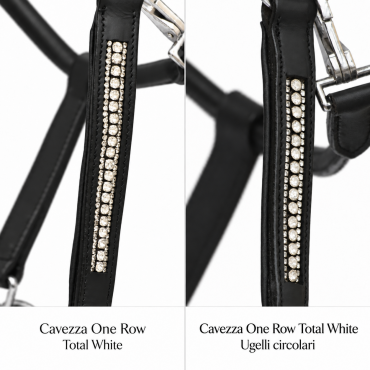 Cavezza One Row Total White (ugelli circolari)