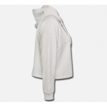 Women's hooded sweatshirt with high cut